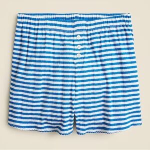 J Crew Pointelle short in stripes